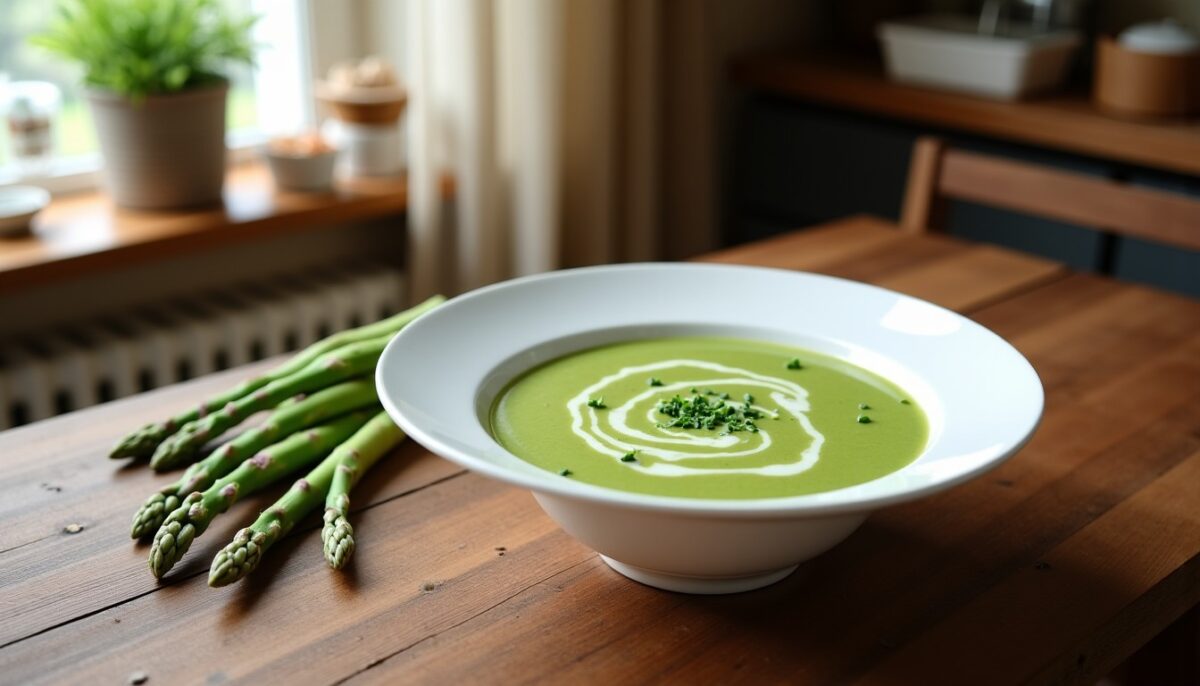 Velouté d'asperges : une recette simple, rapide et onctueuse pour régaler vos papilles