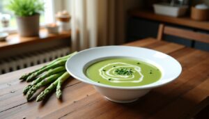 Velouté d'asperges : une recette simple, rapide et onctueuse pour régaler vos papilles