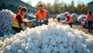 Comment et où se débarrasser du polystyrène : poubelle, déchetterie ou recyclage ?