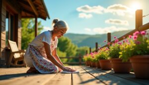 Le secret naturel des grands-mères pour entretenir et raviver votre terrasse en bois
