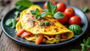 Omelette équilibrée : recette express, nutritive et riche en protéines